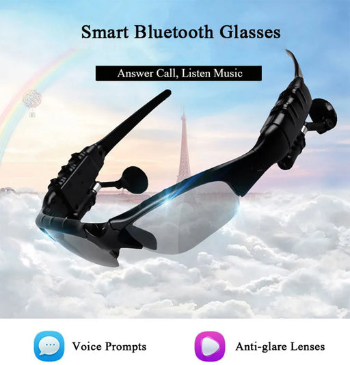 Gafas de sol polarizadas con auriculares Bluetooth inteligentes