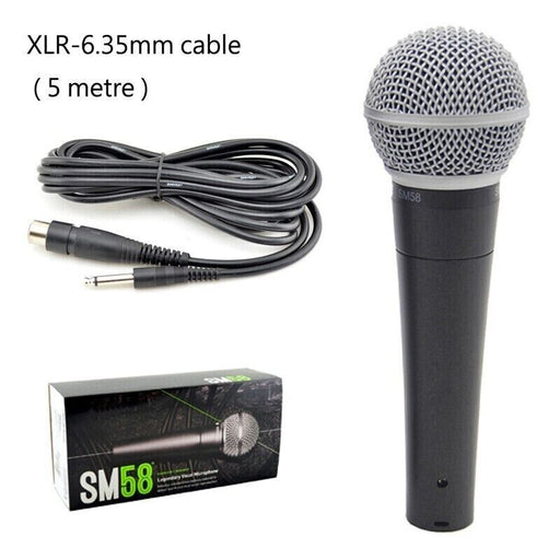 Para Shure SM 58LC micrófono Vocal dinámico con cable XLR micrófono cardioide profesional