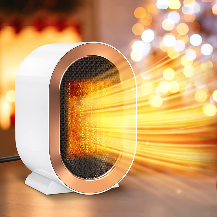 Portable Electric Space Heater with Thermostat for Indoor - Smart Living Box