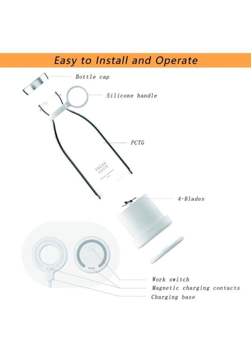 Tragbarer elektrischer Entsafter, Mixer, USB-Mini-Mixer, Obstextraktoren, multifunktional