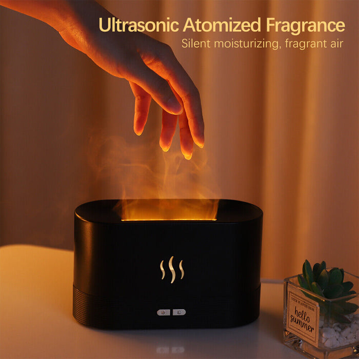 Flame Fragrance Diffuser Portable Flame Air Humidifier for Home Office Yoga - Smart Living Box