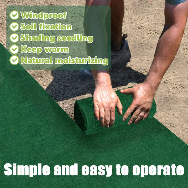 Outdoor Biodegradable Grass Seed Mat - Smart Living Box