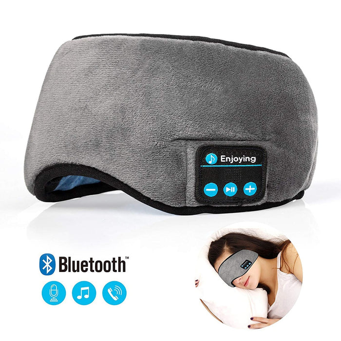 Bluetooth Sleep Mask Headphones - Good Sleep with Comfy Mask and Music - Smart Living Box