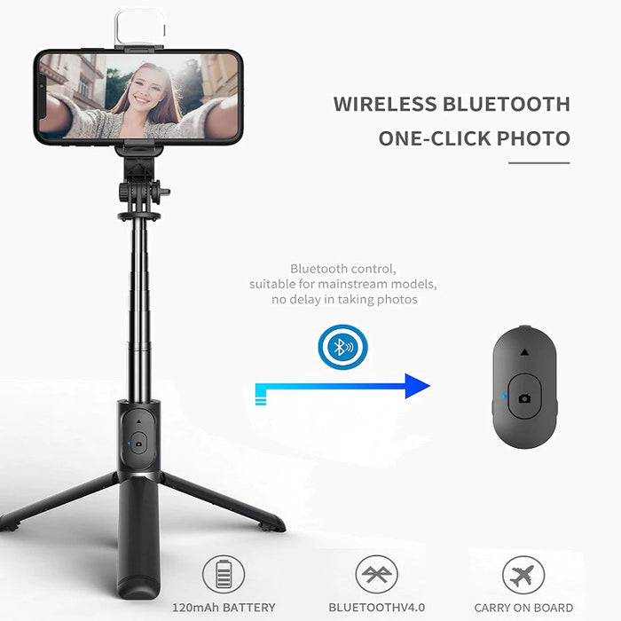 6 in 1 Wireless Bluetooth Selfie Stick - Smart Living Box