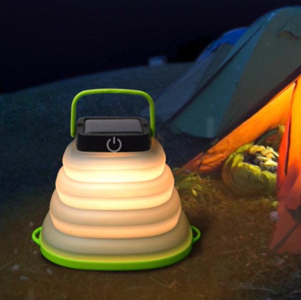 Solar-Powered Collapsible Travel Light - Smart Living Box