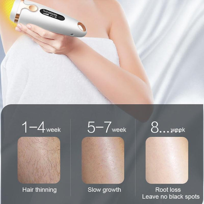 Laser Hair Removal at Home - Permanent Hair Removal for Face Legs underarms and Bikini - Smart Living Box