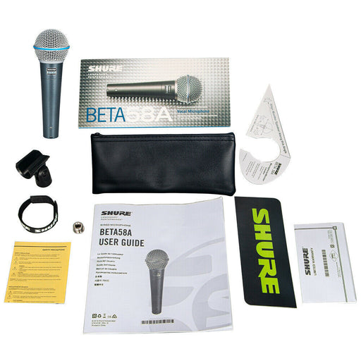 Shure Beta 58A Supercardioid Dynamic Vocal Microphone