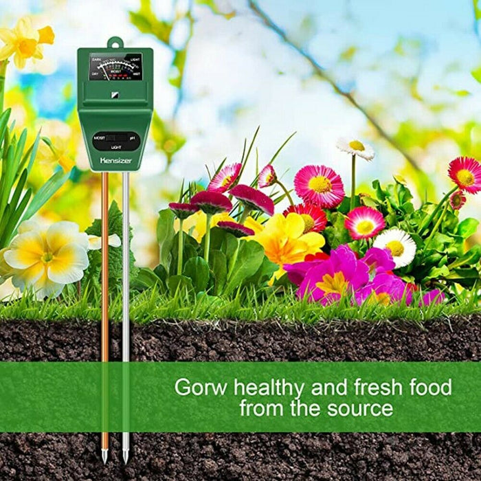 3 in 1 Soil Moisture / PH Meter - Good for Gardener or Planter Indoor and Outdoors - Smart Living Box