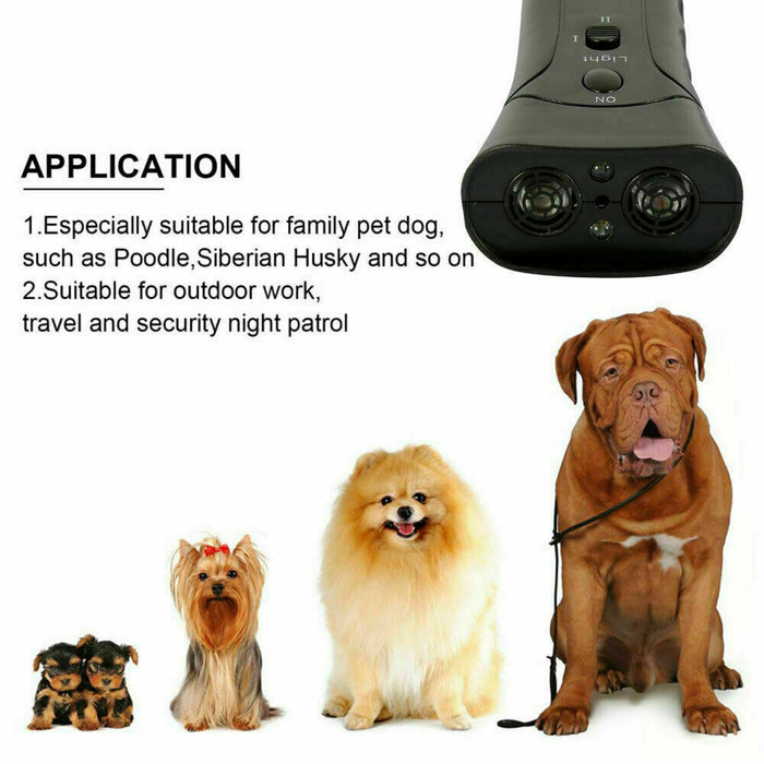 Ultrasonic Pet Dog Stop Barking Away Anti Bark Training Repeller Control Device - Smart Living Box
