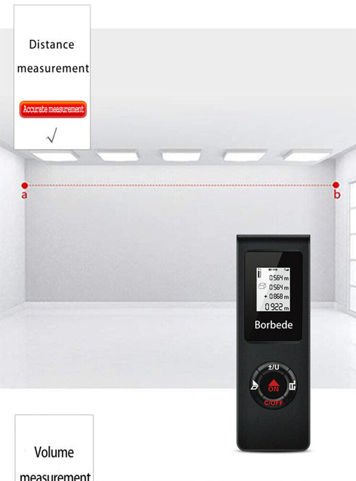Mini-LCD-Digital-Laser-Entfernungsmesser-Entfernungsmesser Messen Sie das Entfernungsmesser-Tool