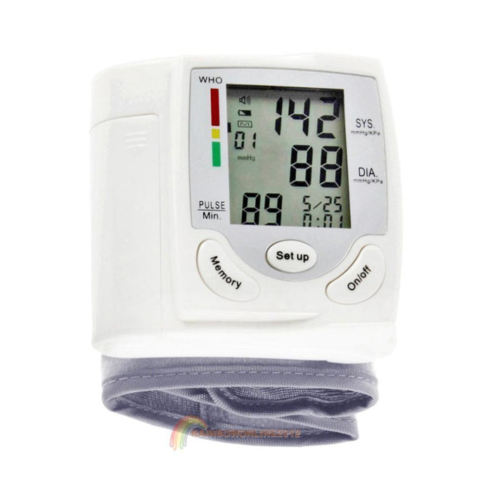 Digital LCD Health Arm Meter Pulse Wrist Blood Pressure Monitor Sphygmomanometer - Smart Living Box