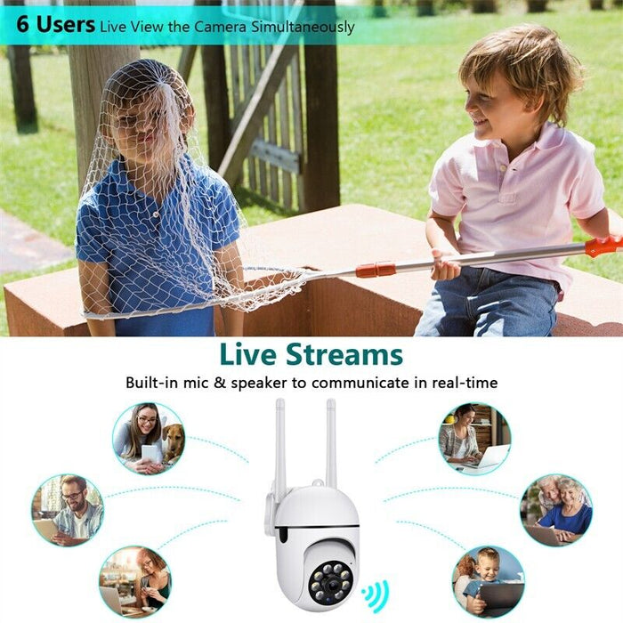 5G Wifi Wireless Security 1080P HD Camera System Outdoor Home Night Vision Camera - Smart Living Box