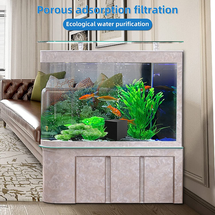 Eco-Aquarium Water Purifier Cube Water Clean Filter Aktivkohle-Werkzeugblock