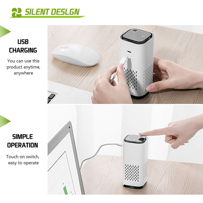 Luftreiniger Deodorant USB Negativ-Ionen-Deodorant Ozongenerator Geruchsreiniger