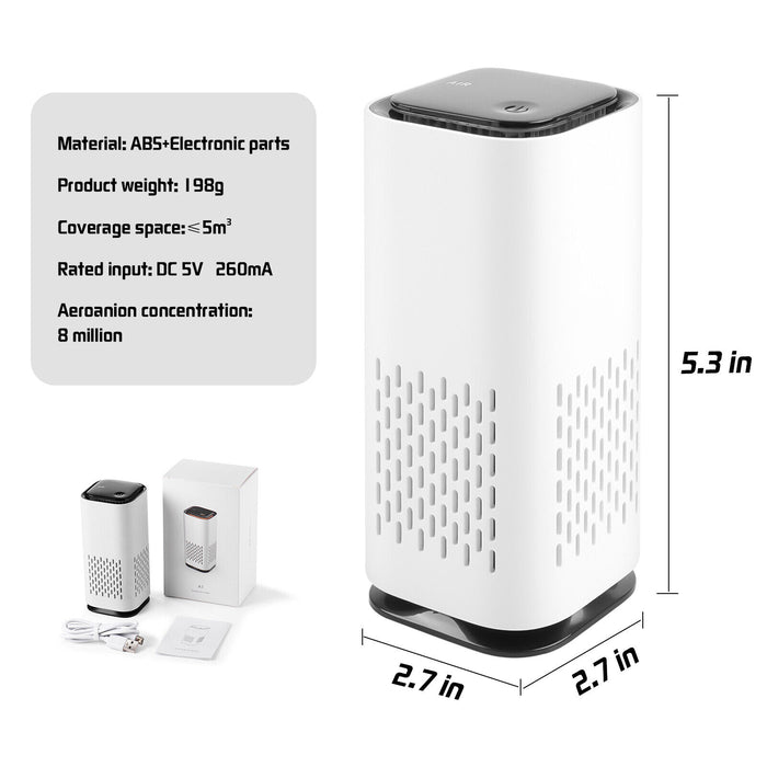 Luftreiniger Deodorant USB Negativ-Ionen-Deodorant Ozongenerator Geruchsreiniger