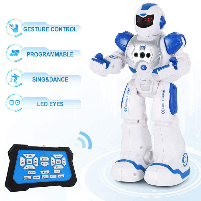 Smart RC Robot Toy Talking Dancing Gesture Sensing Programmable Robots for Kids