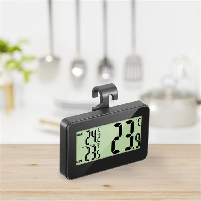 Digital LCD Fridge Freezer Thermometer Magnet Stand Hanging Home Hook - Smart Living Box