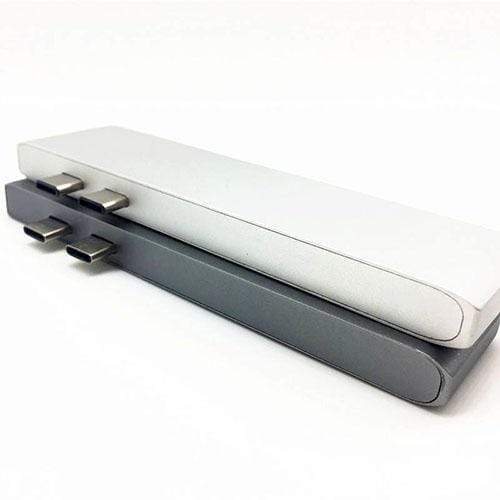 7 in 1 USB C Hub Type-C Card Reader Adapter Aluminum 4K HDMI For MacBook Pro - Smart Living Box